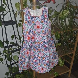 Bonnie Jean Multicolor Floral Kids Dress